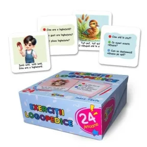 24 jetoane. Exercitii Logopedice