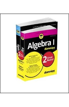 Algebra I for Dummies Book + Workbook Bundle - Mary Jane Sterling