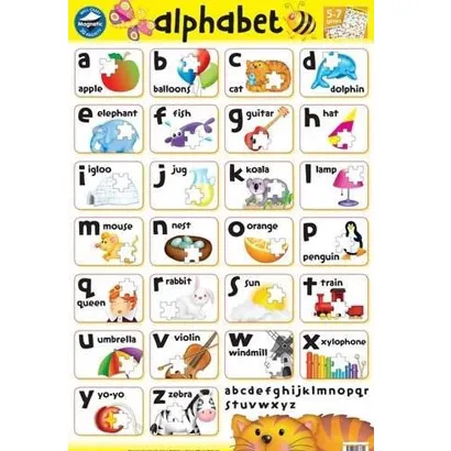 Alphabet: Magnetic Wallchart |
