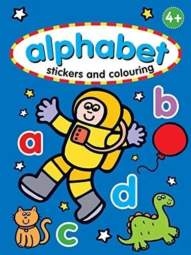 Alphabet Sticker & Colouring Book  | Gem Cooper