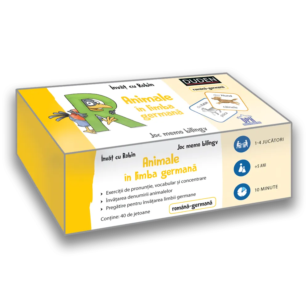 Animale in limba germana - Invat cu Robin |
