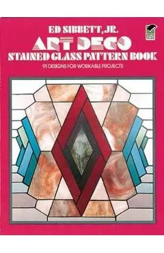Art Deco Stained Glass Pattern Book
