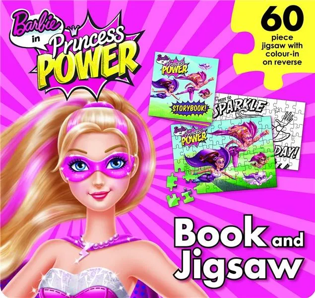 Barbie Princess Power Book & Jigsaw  | Mattel