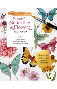 Beautiful Butterflies and Flowers - Chithra Shaan