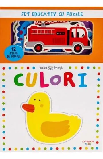 Bebe invata. Culori. Set educativ cu puzzle