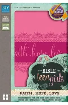 Bible for Teen Girls-NIV: Growing in Faith, Hope, and Love - Zondervan
