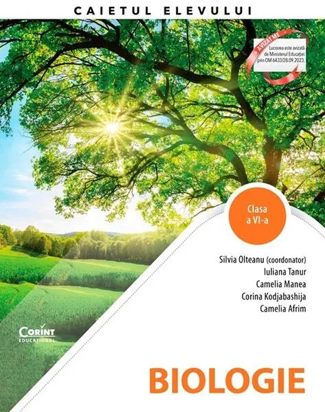Biologie. Caietul elevului pentru clasa a VI-a - Paperback - Silvia Olteanu - Corint
