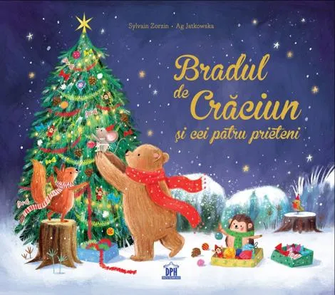 Bradul de Craciun si cei patru prieteni