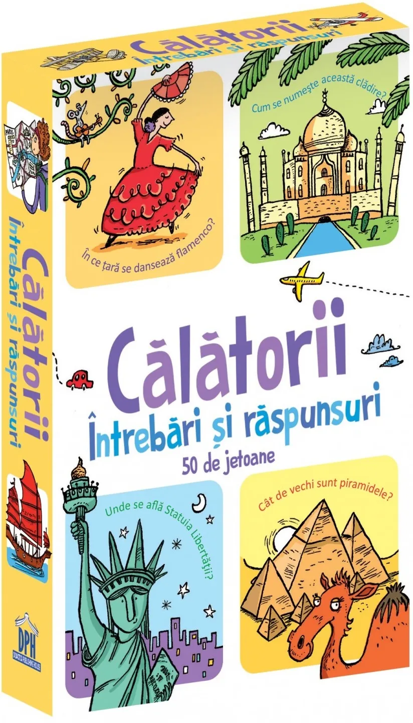 Calatorii. Intrebari si raspunsuri – 50 de jetoane |
