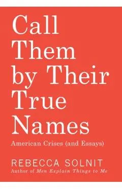 Call Them by Their True Names: American Crises (and Essays) - Rebecca Solnit
