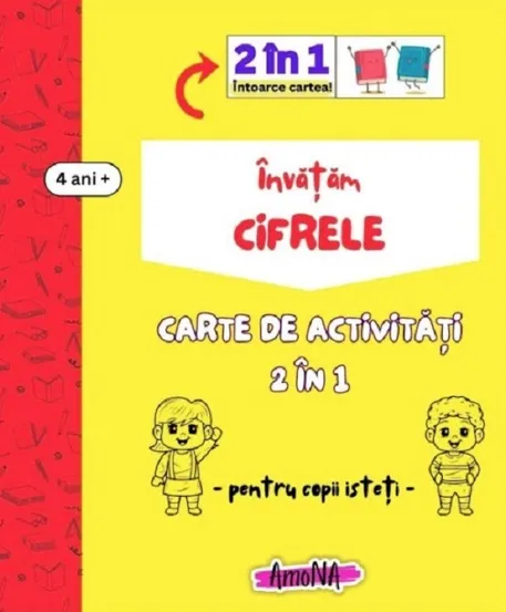 Carte de activități Învățăm Cifrele