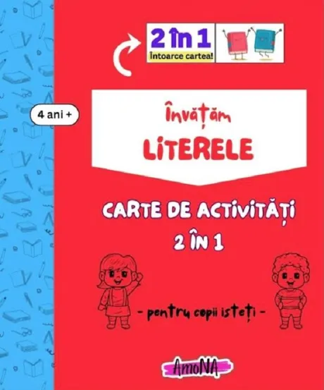 Carte de activități Învățăm Literele