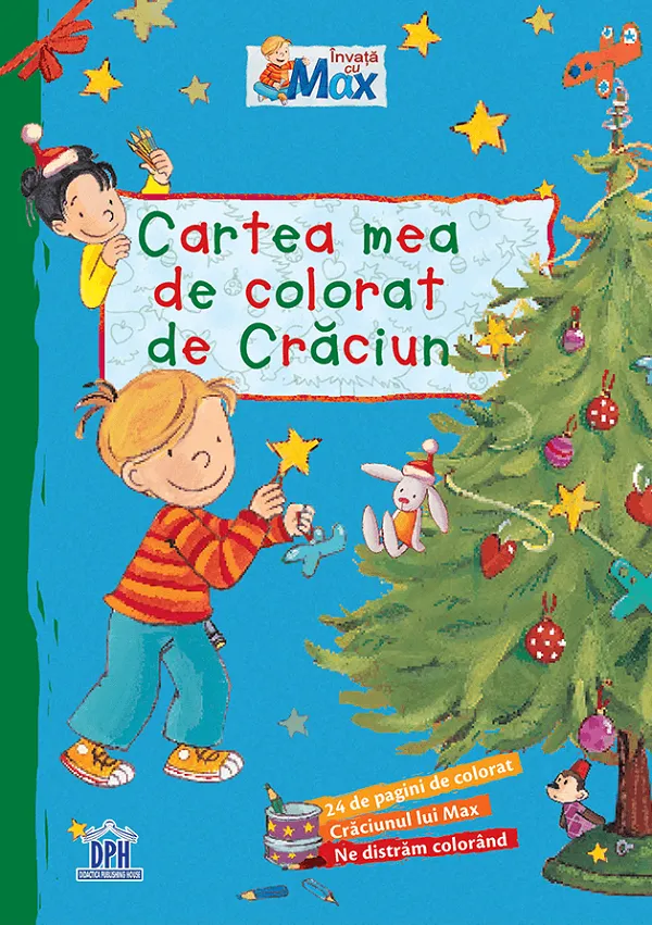 Cartea mea de colorat de Crăciun