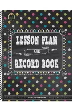 Chalkboard Brights Lesson Plan and Record Book - Teacher Created Resources