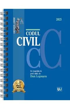Codul civil Ianuarie 2025 Ed. Spiralata - Dan Lupascu