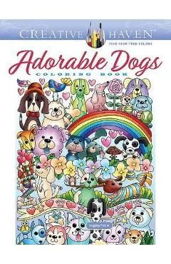 Creative Haven Adorable Dogs Coloring Book - Angela Porter