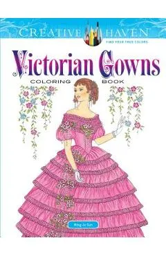 Creative Haven Victorian Gowns Coloring Book - Ming-ju Sun