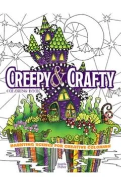 Creepy & Crafty Coloring Book - Angela Porter