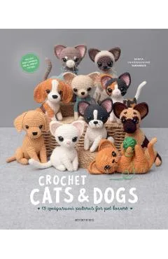 Crochet Cats & Dogs: Amigurumi Patterns for Pet Lovers - Banga Vaicekauskiene