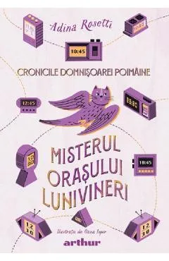 Misterul orasului Lunivineri. Seria Cronicile Domnisoarei Poimaine Vol.3 - Adina Rosetti, Oana Ispir