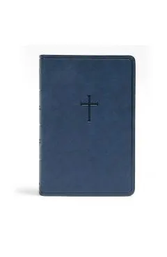 CSB Everyday Study Bible, Navy Cross Leathertouch - Csb Bibles By Holman