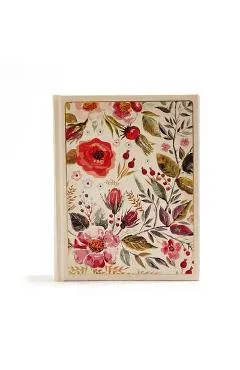 CSB Notetaking Bible, Floral Cloth-Over-Board - Csb Bibles By Holman