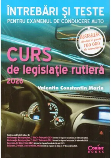 Curs de legislatie rutiera 2026