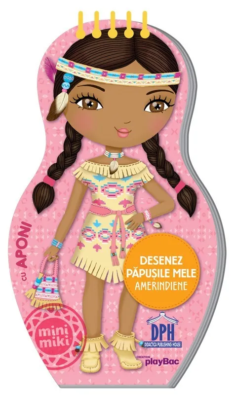 Desenez papusile mele amerindiene... cu Aponi |