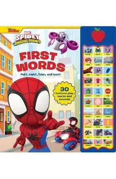 Disney Junior Marvel Spidey and His Amazing Friends: First Words Sound Book - Pi Kids