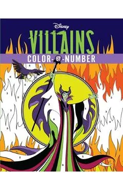 Disney Villains Color-By-Number - Editors Of Thunder Bay Press