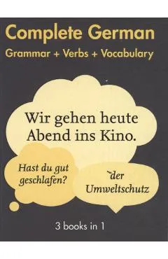 Easy Learning Complete German Grammar, Verbs and Vocabulary