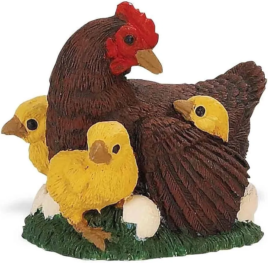 Figurina - Gaina cu pui in cuib | Safari