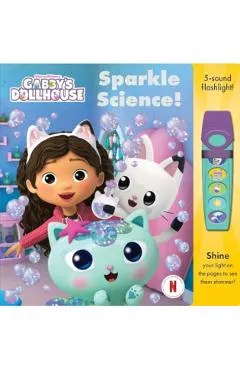 Gabbys Dollhouse Sparkle Science Glow Flashlight - P I Kids