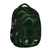 Ghiozdan scolar Majewski ST Right, BP04, Green Halftone, 4 compartimente, 43 x 32 cm