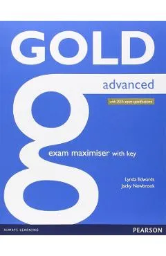 Gold Advanced Exam maximiser with key - Jacky Newbrook, Lynda Edwards