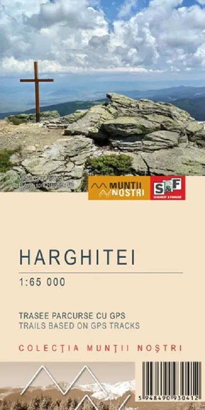 Harta de drumetie - Muntii Harghitei |