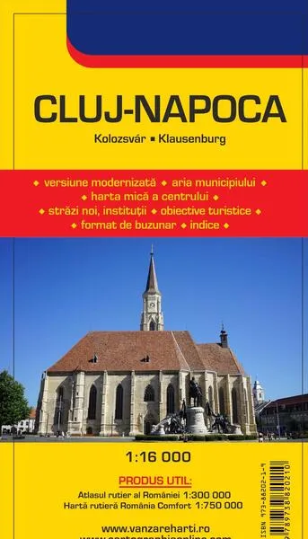 Harta orașului Cluj-Napoca - Paperback - *** - Cartographia Studium