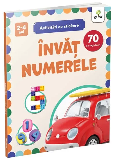 Invat numerele/ Activitati cu stickere