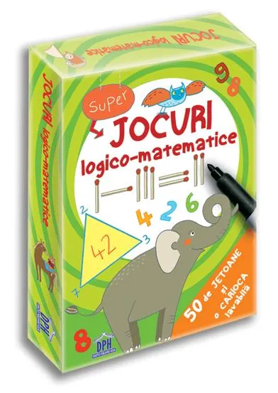 Jocuri logico-matematice - 50 de jetoane