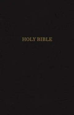 KJV, Thinline Reference Bible, Bonded Leather, Black, Red Letter Edition - Thomas Nelson