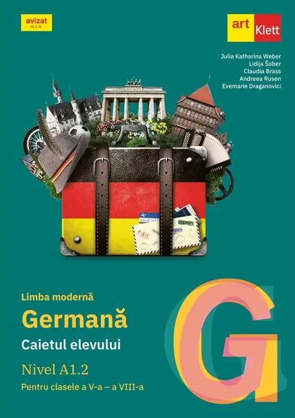 Limba germană. Caietul elevului A1.2 pentru clasele a V-a - a VIII-a - Paperback brosat - Art Klett