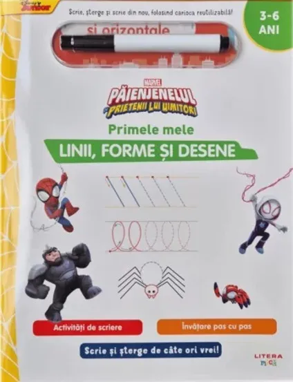Marvel. Paienjenelul si prietenii lui uimitori. Primele mele linii forme si desene