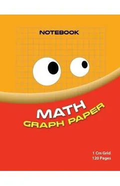 Math graph paper ( red edition ): 1cm size graph paper grid ( Color: Red 120 pages ) - Said Ajguernoun