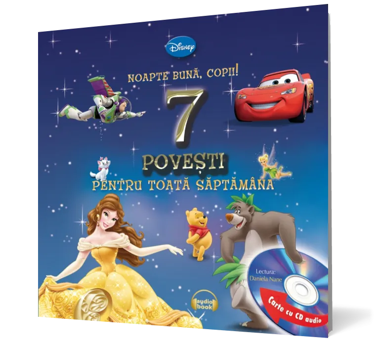 Noapte buna, copii! 7 povesti pentru toata saptamana (carte cu audiobook)