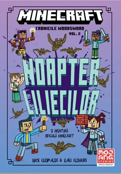 Noaptea liliecilor. Seria Cronicile Woodsword Vol. 2 (Minecraft)