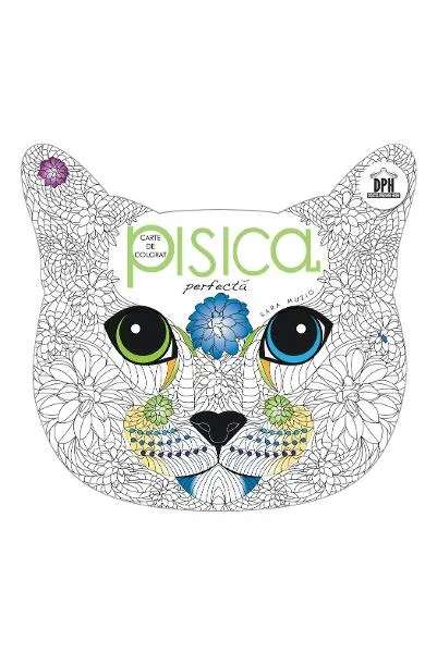 Pisica perfecta. Carte de colorat antistres