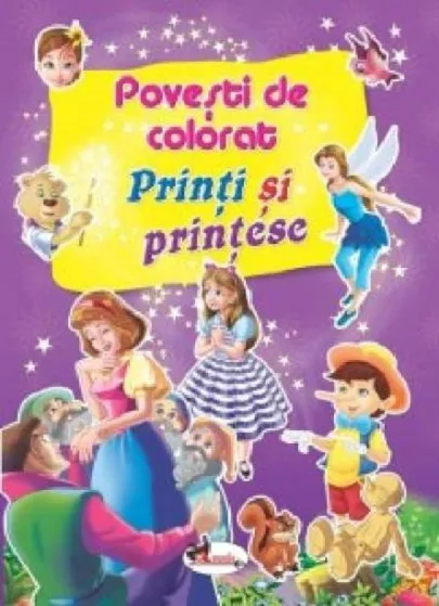 Povesti de colorat - Printi si printese |