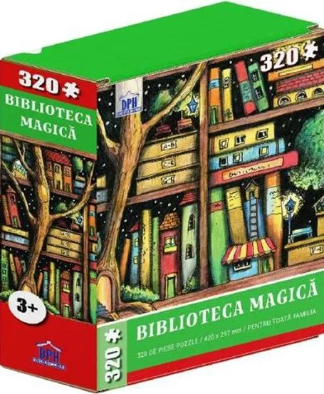 Puzzle 320 piese. Biblioteca magica