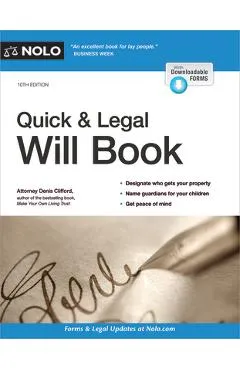 Quick & Legal Will Book - Denis Clifford