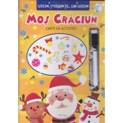 Scriem stergem si... iar scriem. Mos Craciun carte cu activitati